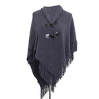 Trui Poncho met Franje