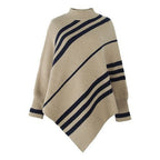 Trui Poncho met Lange Mouwen
