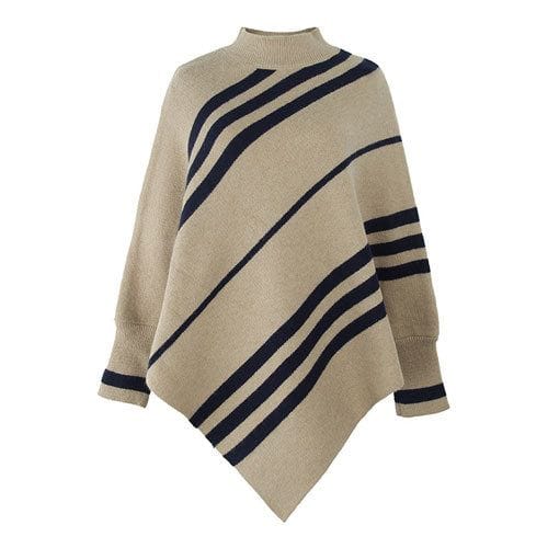 Trui Poncho met Lange Mouwen