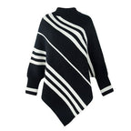 Trui Poncho met Lange Mouwen