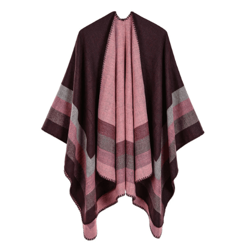 Vintage Dames Poncho Kasjmier