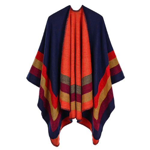 Vintage Dames Poncho Kasjmier