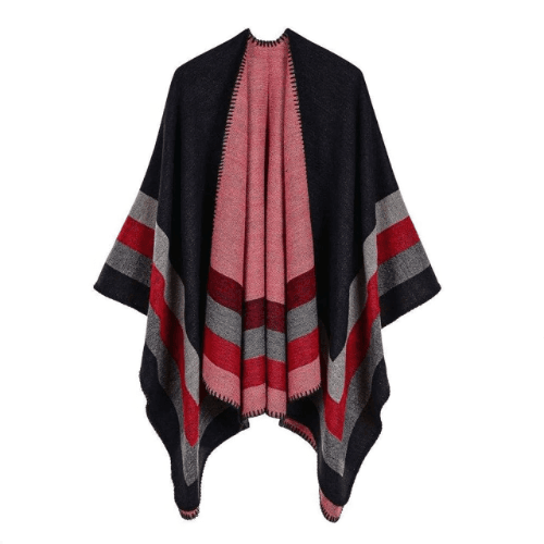 Vintage Dames Poncho Kasjmier
