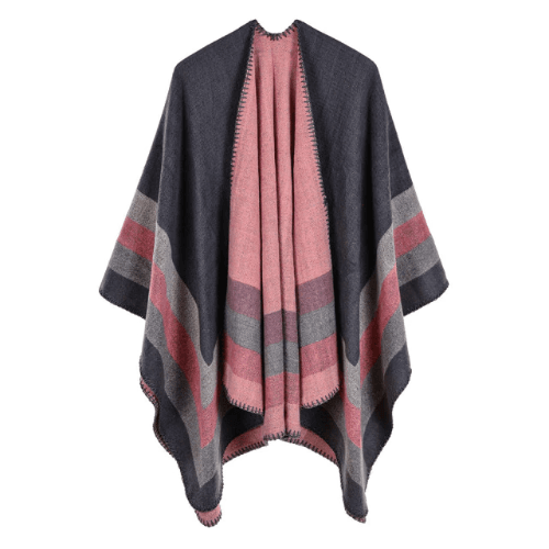 Vintage Dames Poncho Kasjmier